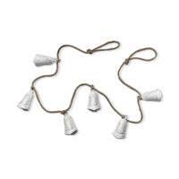Balsam Bell and Jute Rope Garland White