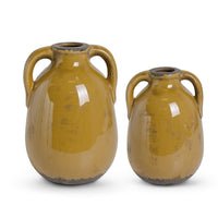 Butterscotch Crackle Glaze Terracotta Jug With Handle