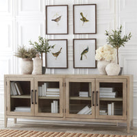 Distressed White Ceramic Vase