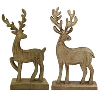 Rustic Wooden Reindeer