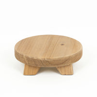 Wood Round Riser Natural
