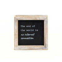 Reversible Autocorrect and No Internet Sign