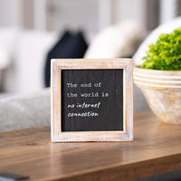 Reversible Autocorrect and No Internet Sign