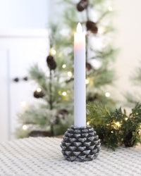 Pinecone Taper Candle Holder Small