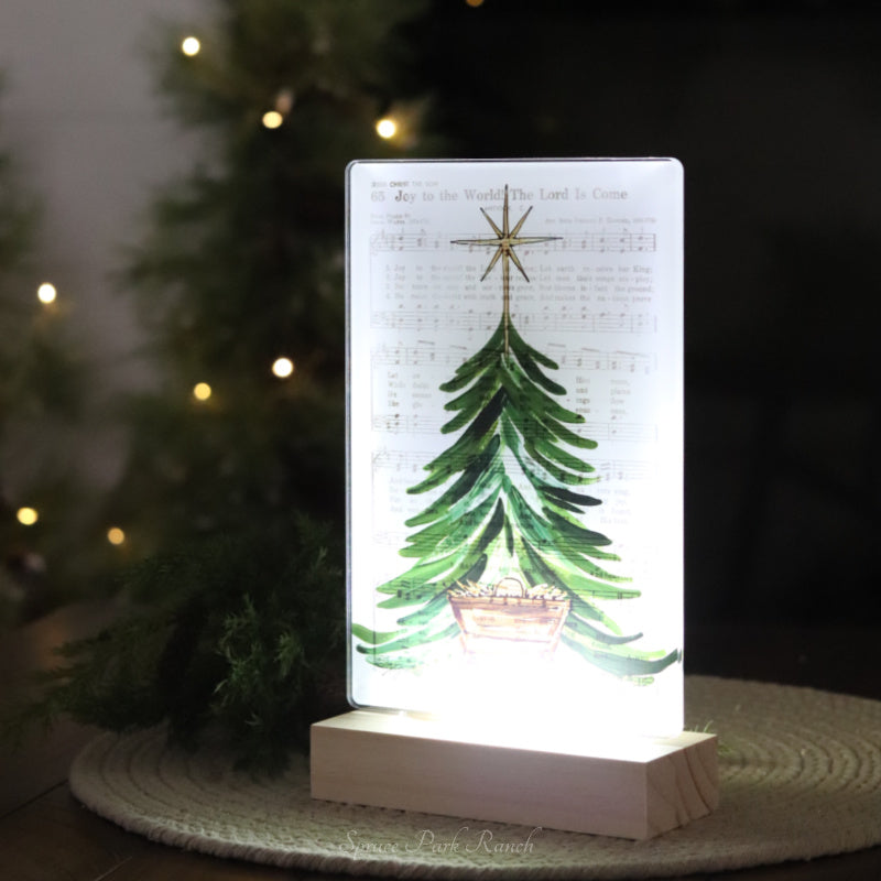 Acrylic LED Manger Sign