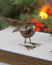 Antique Gold Resin Bird