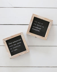 Reversible Autocorrect and No Internet Sign