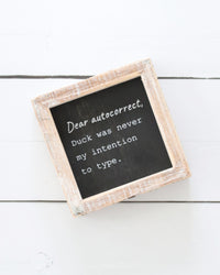 Reversible Autocorrect and No Internet Sign