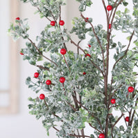 Glittered Mistletoe Greenery Collection