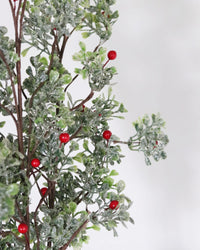 Glittered Mistletoe Greenery Collection