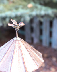 Metal Umbrella Bird Feeder Stake