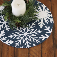 Blue Snowflake Textile Collection