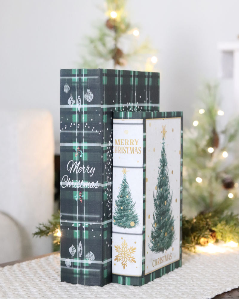 Green Tartan Decor Book