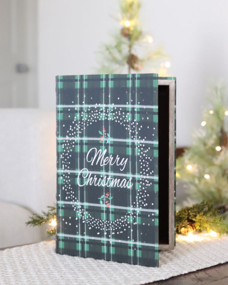 Green Tartan Decor Book
