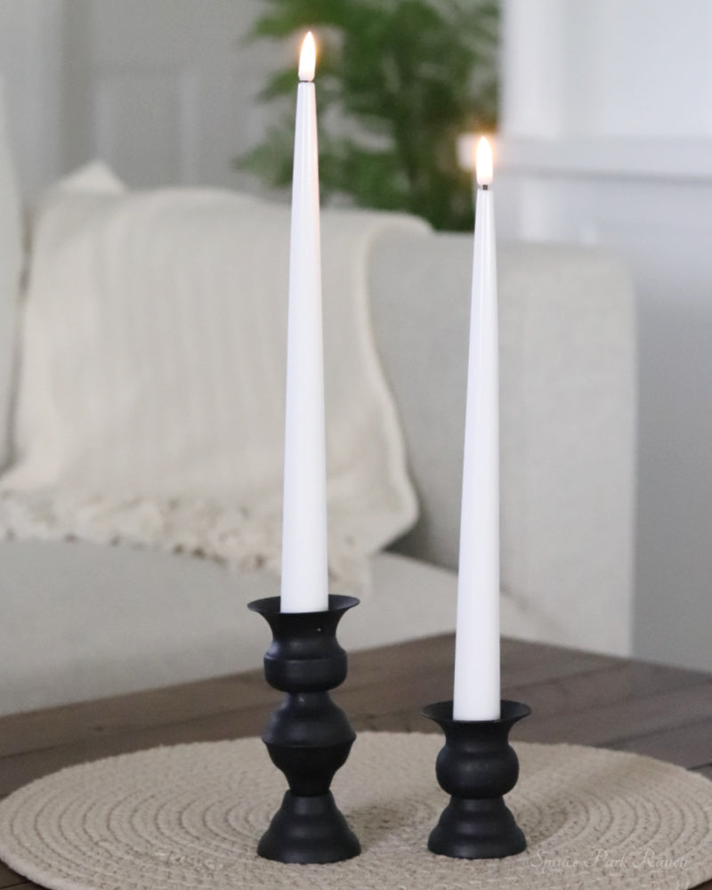 Black Metal Taper Candle Holder