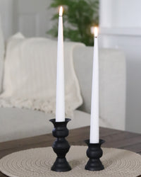 Black Metal Taper Candle Holder