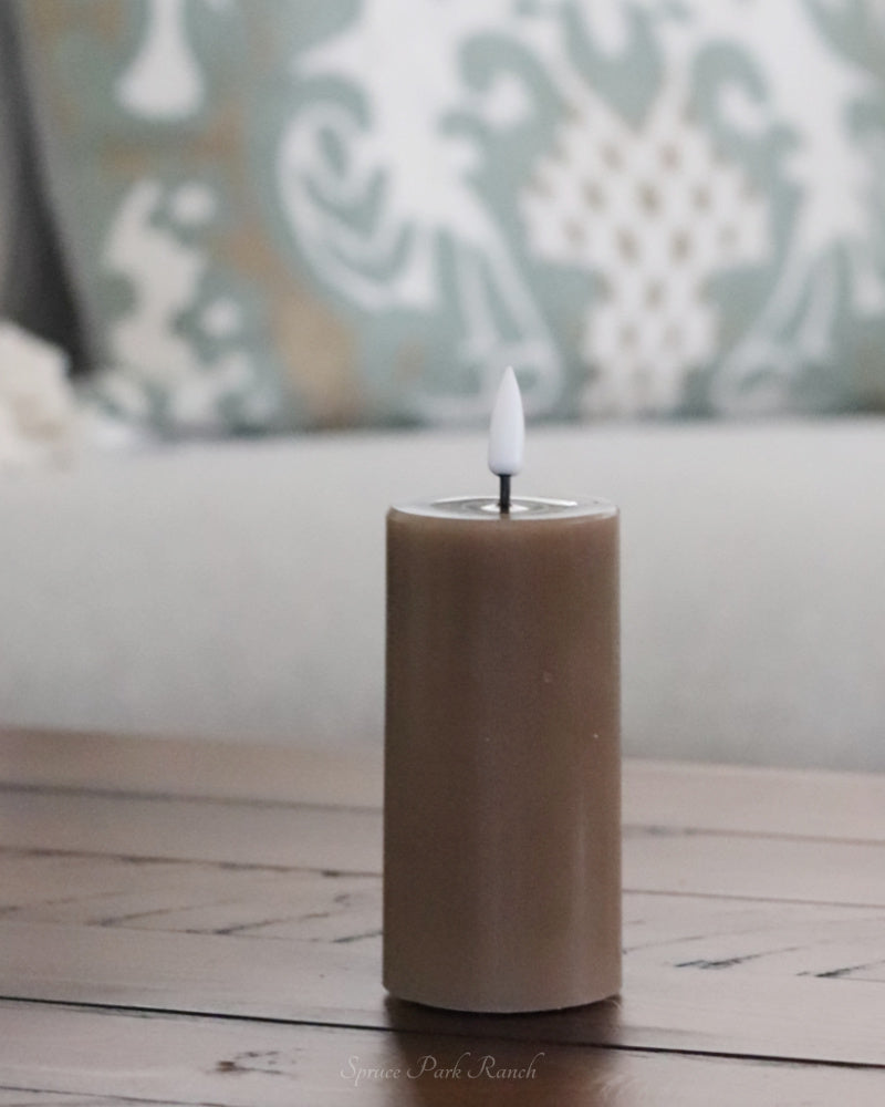 Deluxe Home Caramel LED Candles