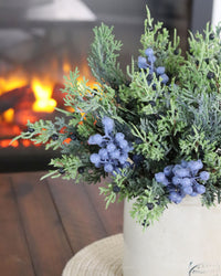 Cedar and Blueberry Bundle 16.25"