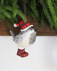 Winter Chickadee Ornament