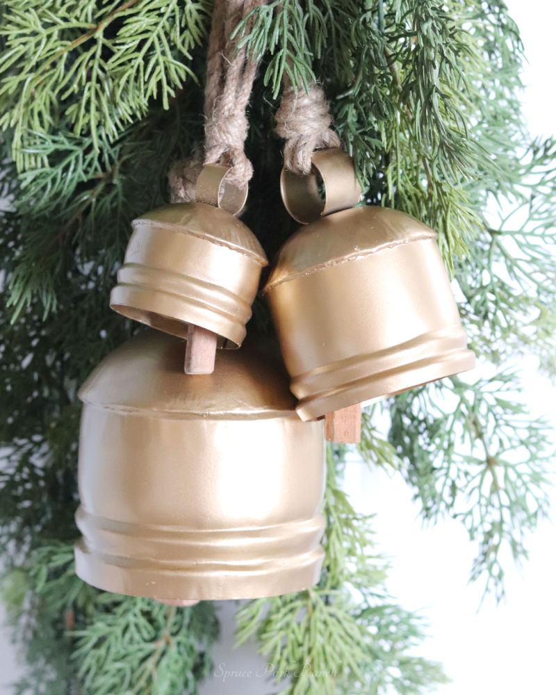 Handmade Classic Artisan Bells Gold Set of 3