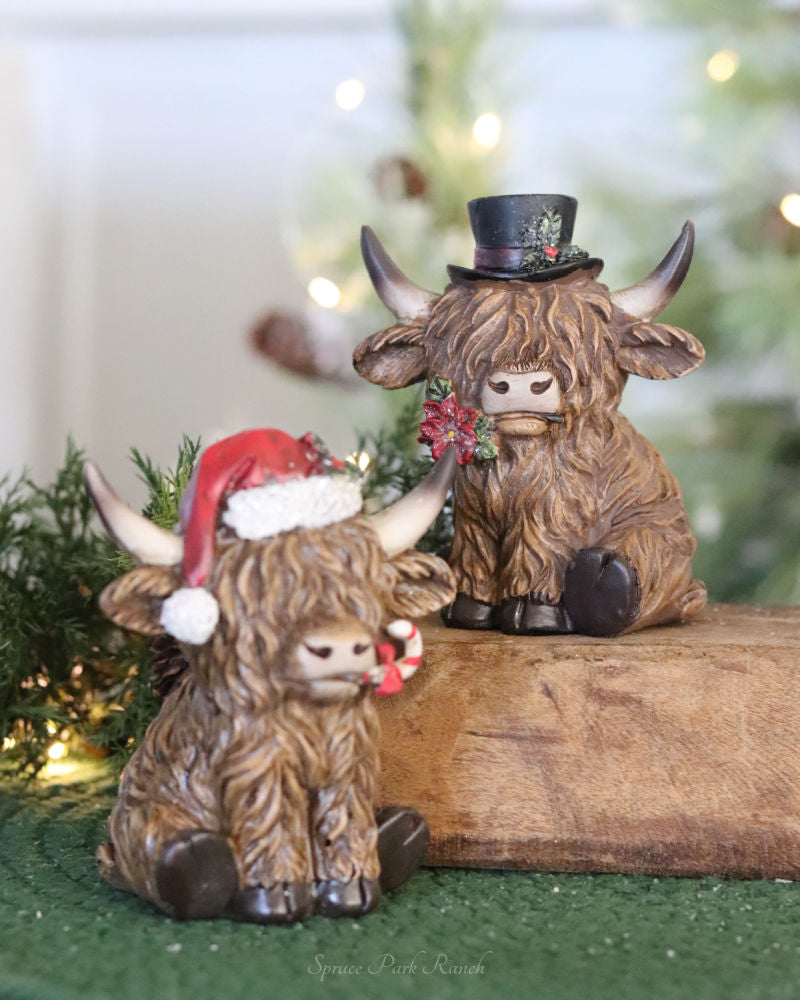 Holiday Highland Cow