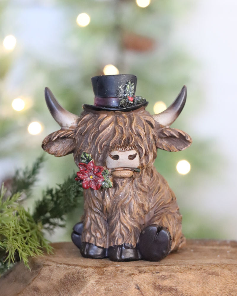 Holiday Highland Cow