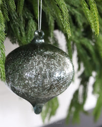 Dark Blue Mercury Glass Ornament