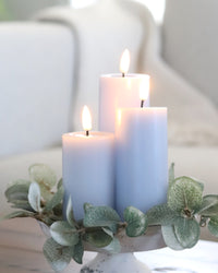 Deluxe Home Dust Blue LED Candles