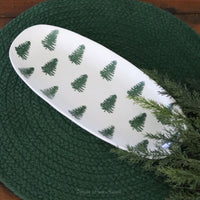 Fir Tree Oval Platter