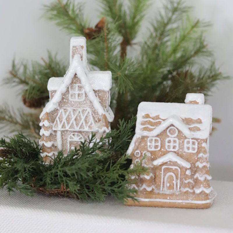 Petite Resin Gingerbread House