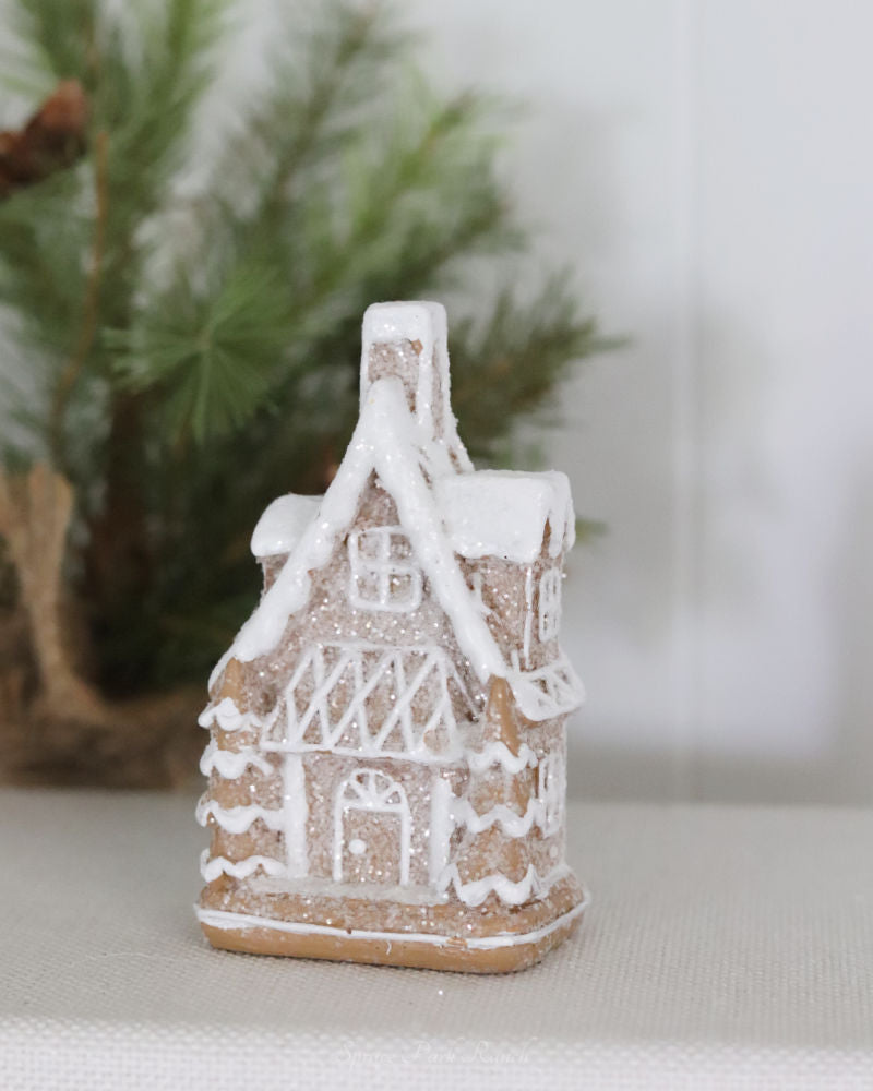 Petite Resin Gingerbread House