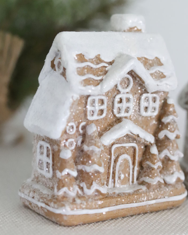 Petite Resin Gingerbread House