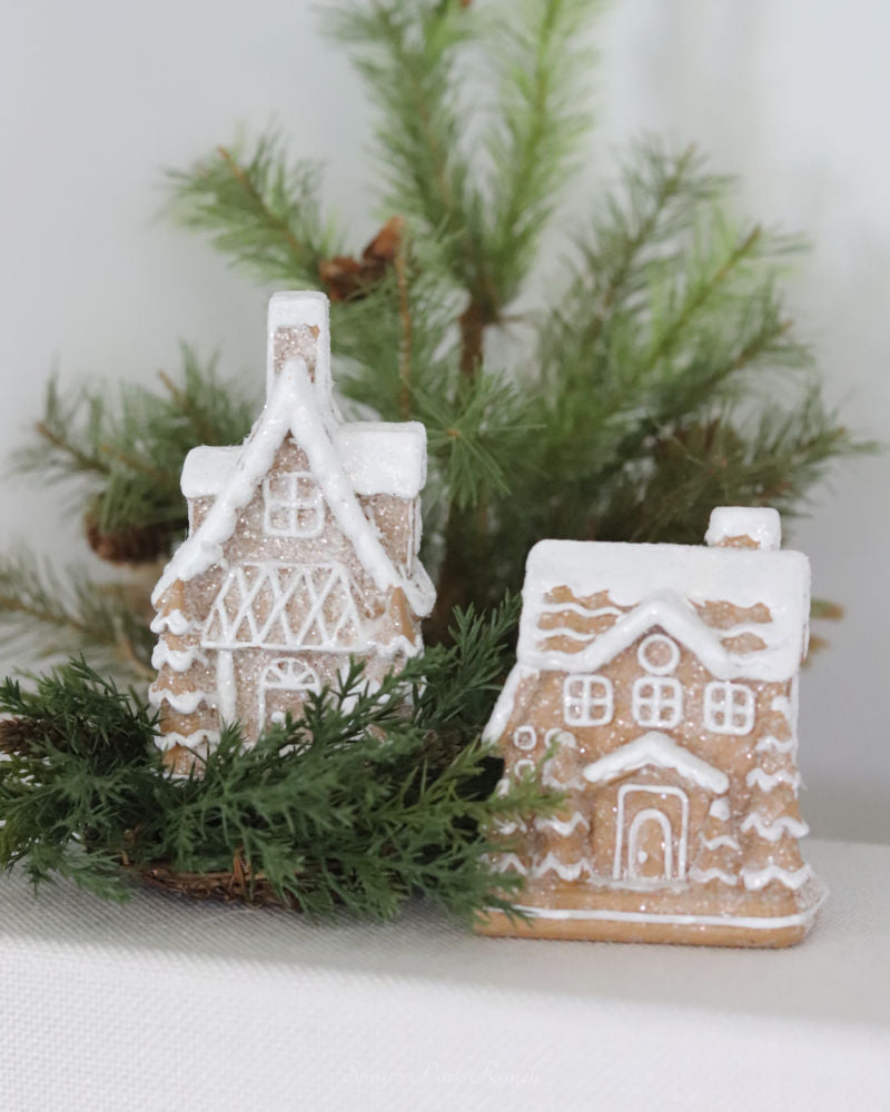 Petite Resin Gingerbread House