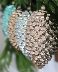 Coloured Glass Pinecone