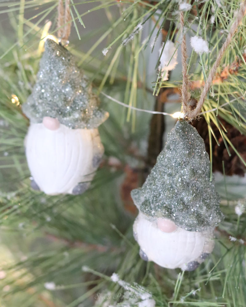 Green Tree Hat Gnome Ornament