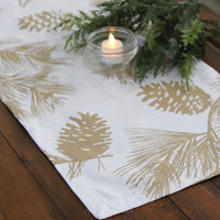 Gold Pinecone Textile Collection