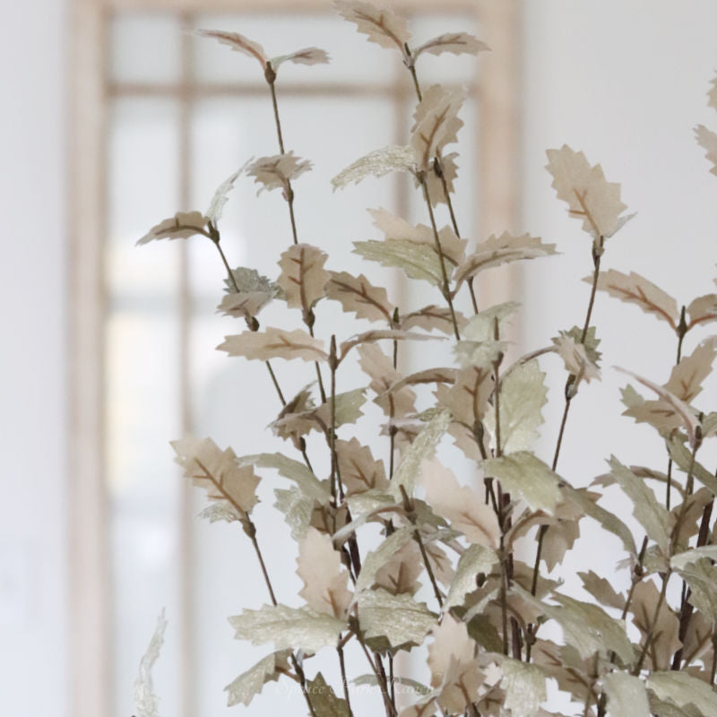 Gold Holly Leaf Stem 36"