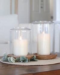 Mango Wood Base Hurricane