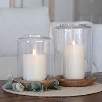 Mango Wood Base Hurricane