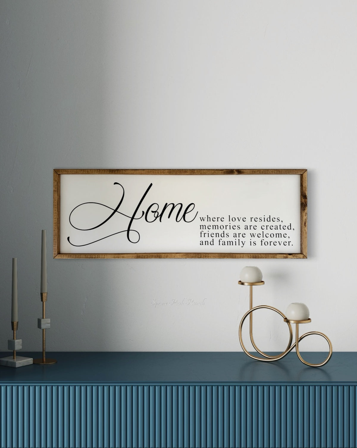 Home Where Love Resides Sign
