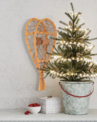 Decorative Wood Snowshoes