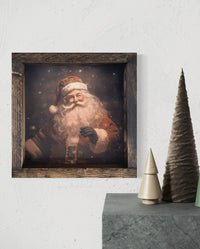Vintage Santa Canvas Print