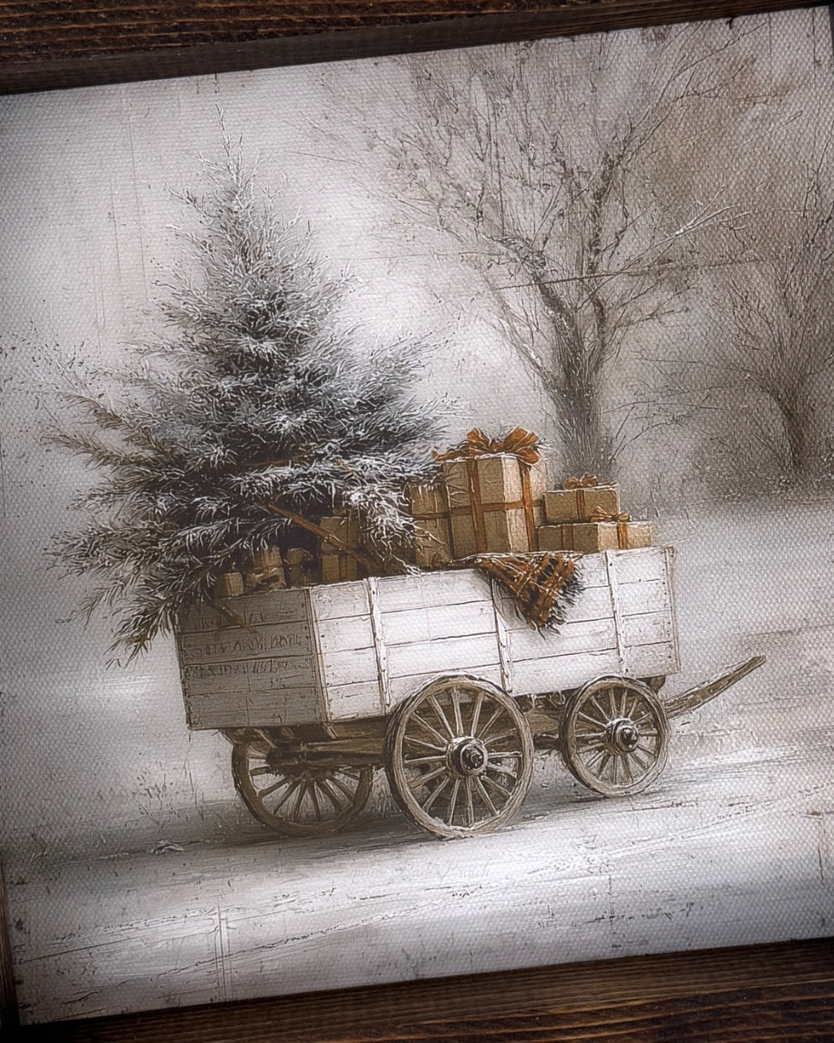 Wagonful of Wonder Canvas Print