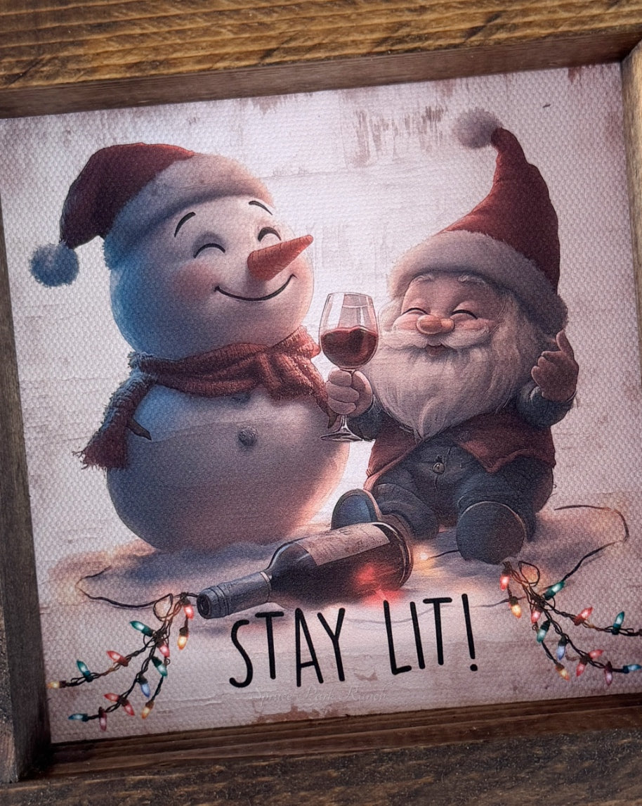 Stay Lit Canvas Print