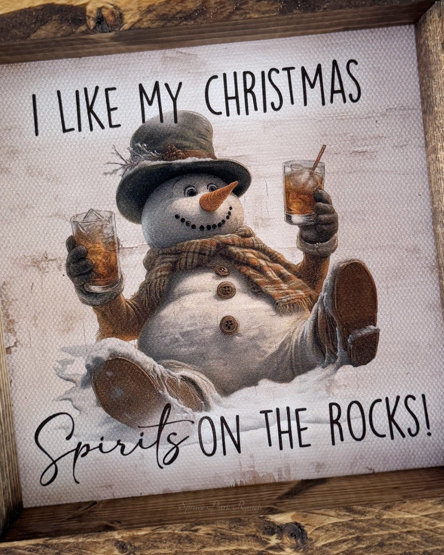 On the Rocks Canvas Print