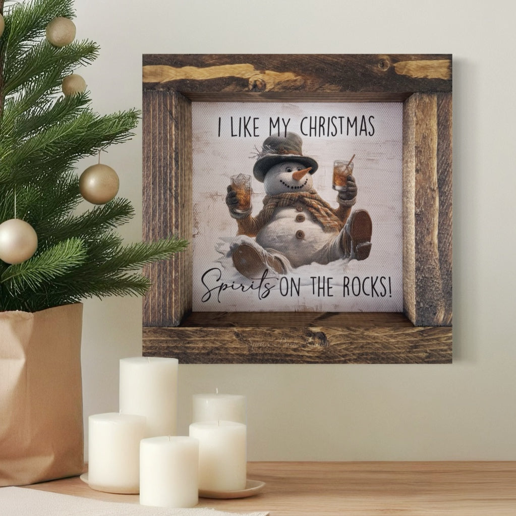 On the Rocks Canvas Print