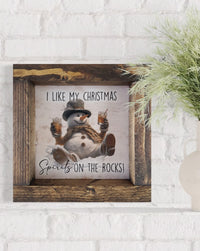 On the Rocks Canvas Print