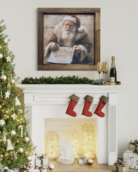 Signed by the Claus Canvas Print
