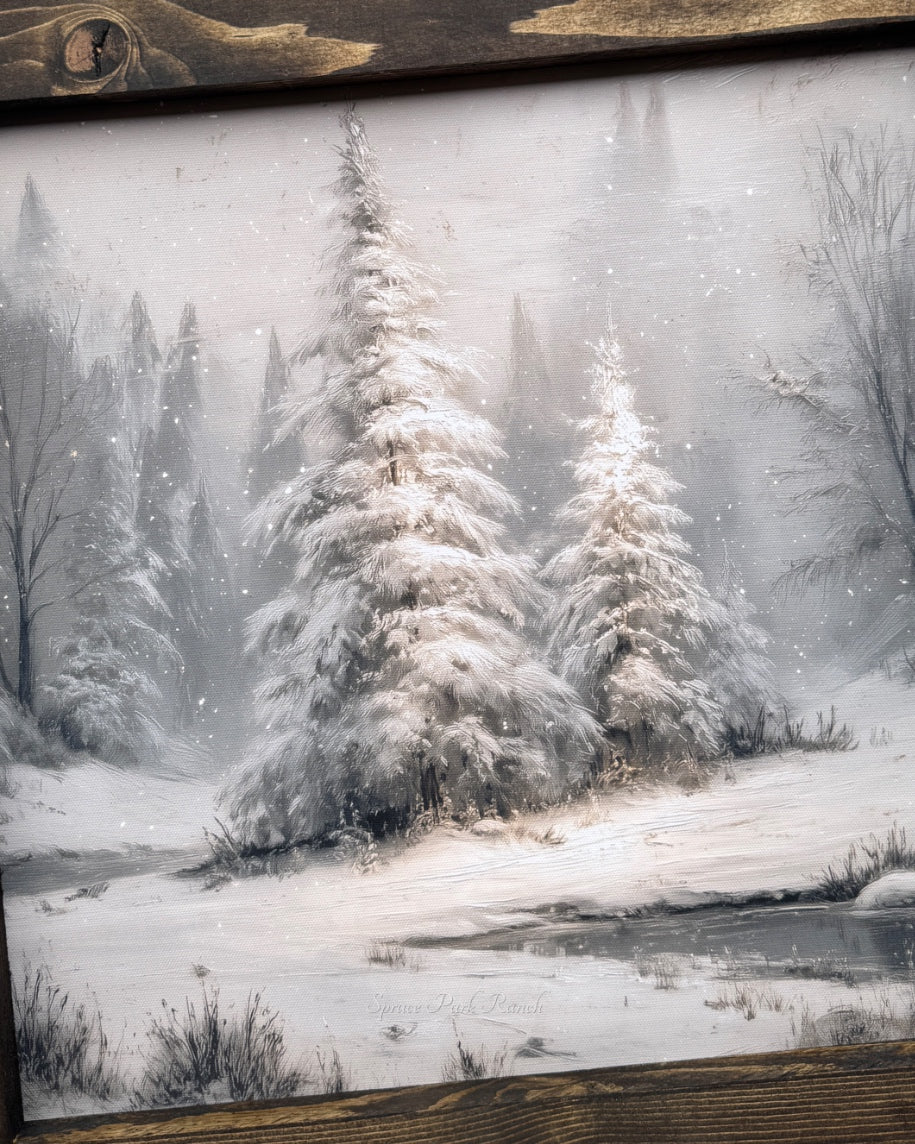 Wintershed Way Canvas Print