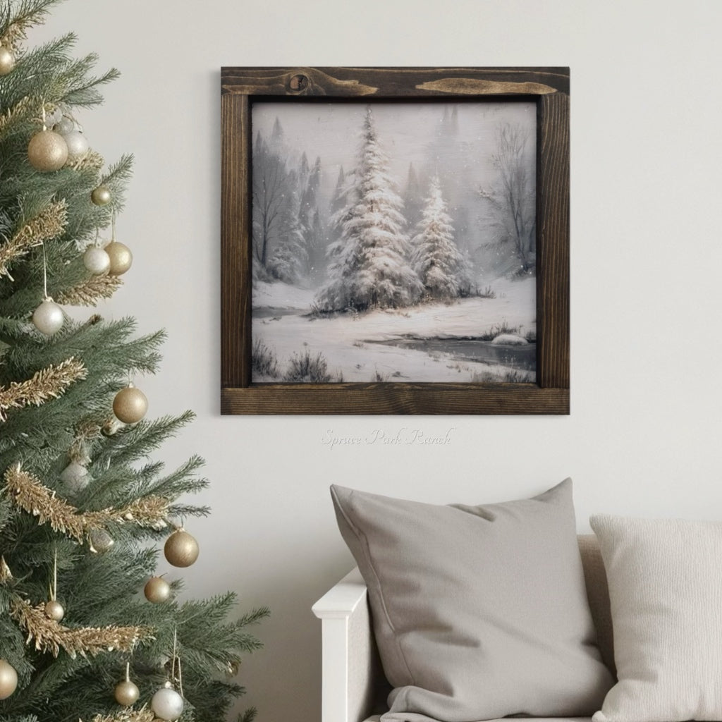 Wintershed Way Canvas Print